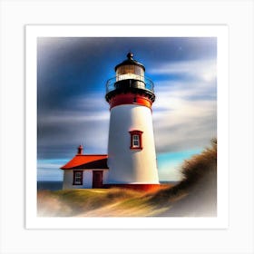 Photograph - Lighthouse By Sarah M Art Print