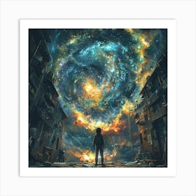 Galaxy In The Sky 1 Art Print