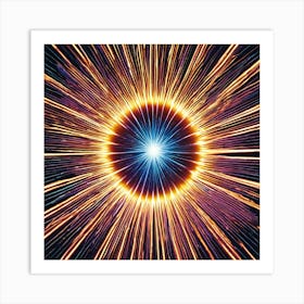 Rays Of Light Art Print