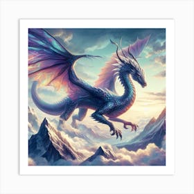 Dragon In The Sky 1 Art Print