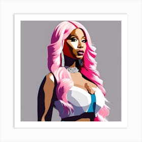 Nicki Minaj Art Print