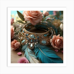 Boho Whispers of Elegance 53 Art Print