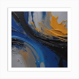 BB Borsa Abstract LINDA Art Print