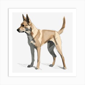 Carolina Dog 3 Art Print