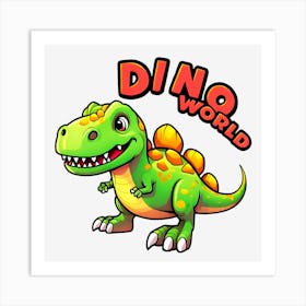 Dino World Art Print