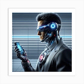 Futuristic Man 49 Art Print