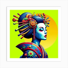 Japan Geisha Visual 94 Art Print