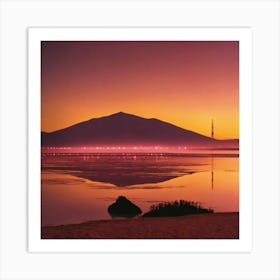 Sunrise Over Taiwan Art Print