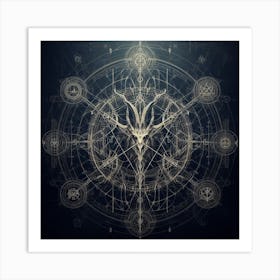 Demon Talisman Art Print