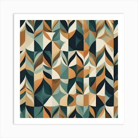 Abstract Geometric Pattern 2 Art Print