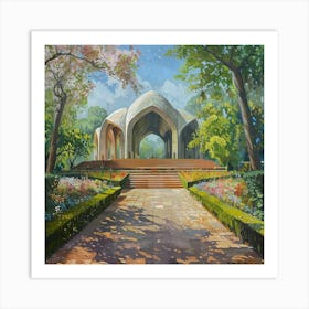 Delhi Lotus Temple Art Print