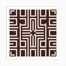 Geometric Pattern 7 Art Print