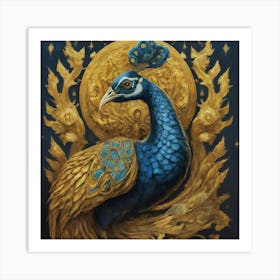 Peacock 3 Art Print