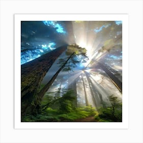 Redwood Forest Art Print