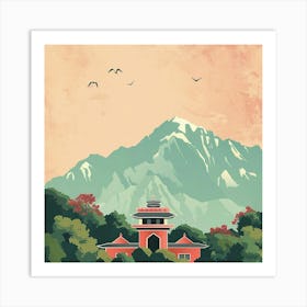 Bhutan Art Print