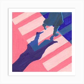 Shadow Of A Woman Art Print