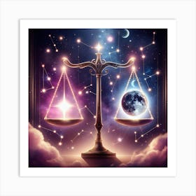 Astrology Scales 3 Art Print