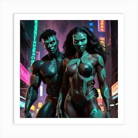 Symbiosis villians Art Print