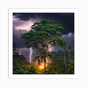 Tropical Rain Forest Art Print