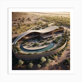 Desert House 6 Art Print