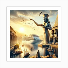 Cruise In Egypt Art Print