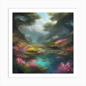 Immerse Yourself In The Beauty Of Nature 1 Art Print