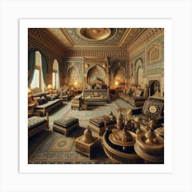 Egyptian Bedroom Art Print