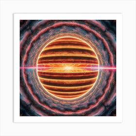 Nuclear Fusion In The Sun Art Print