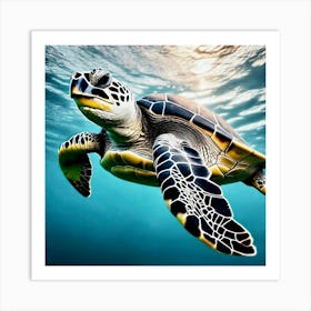 Sea Turtle 3 Art Print