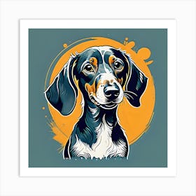 Happy Dog Art Print