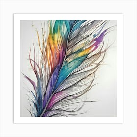 Feather Feather Feather 20 Art Print