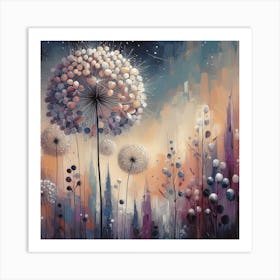 Allium Art Print