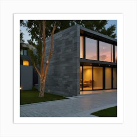 Default Create Unique Design Of Modern House Wall 0 2 Art Print