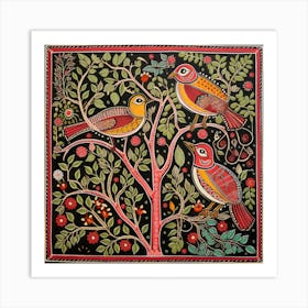 Birds In A Tree Art Print