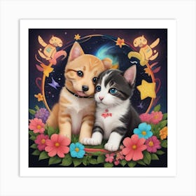 Cute Kittens Art Print