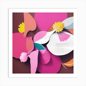 Paper Flowers 3 Art Print