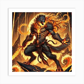 Ronan Ashheart From Ignis Luporum Art Print