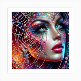 Psychedelic Woman 1 Art Print