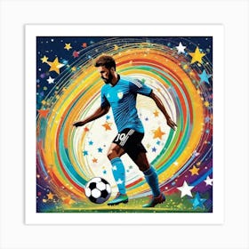 Soccer Player 1 Art Print