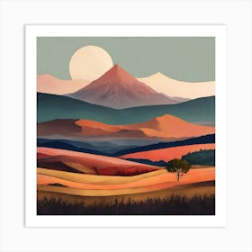 Landscape Canvas Art Art Print