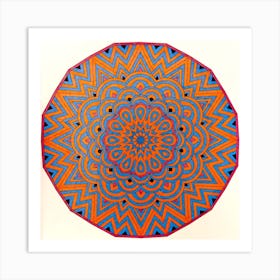 Mandala Aureole Art Print