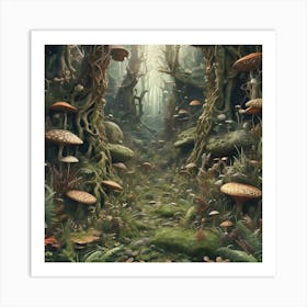 Forest Floor 1 Art Print