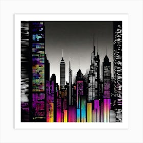 Cityscape 5 Art Print