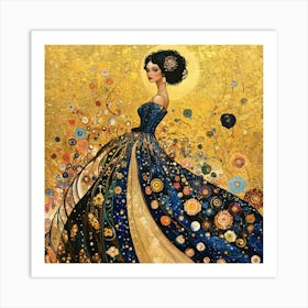 Klimt - Lady In Gold Art Print