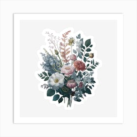 Bouquet Of Flowers 18 Art Print