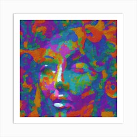 Psychedelic Painting Art Print