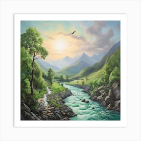 Scottish Landscape Art Print