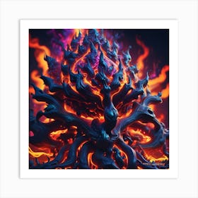 Fire And Ice Art Print