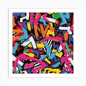 Abstract Street Art 1 Art Print