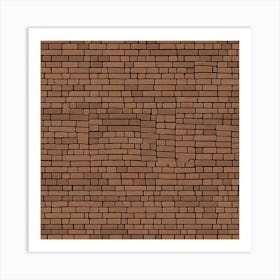 Brick Wall 8 Art Print